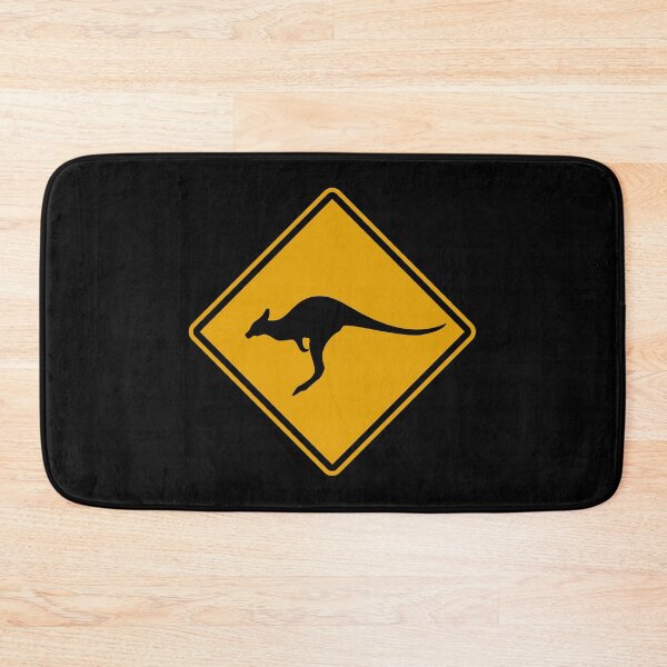 Item preview, Kangaroo road sign, Australia designed and sold by ondrejcreates.