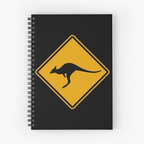 Item preview, Kangaroo road sign, Australia designed and sold by ondrejcreates.