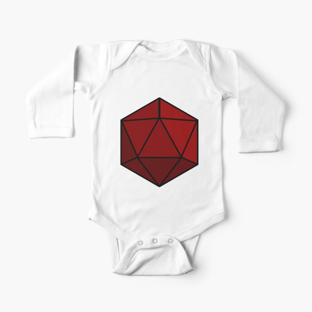 Simple D Die Dice Baby One Piece By Ragdesigns Redbubble