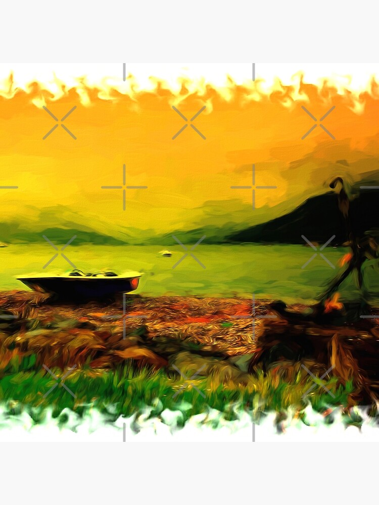 Thumbnail 2 of 2, Tote Bag, Sunset Over Holy Loch designed and sold by Focal-Art.