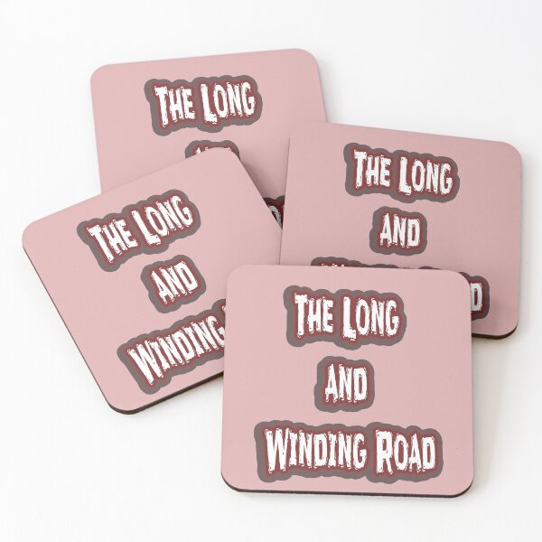 Item preview, The Long and Winding Road designed and sold by QuotesDogma.