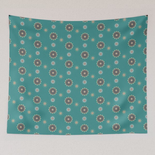Item preview, Kaleidoscope Flowers and Stars Patterns Sticker Pack beige designed and sold by emm-j.