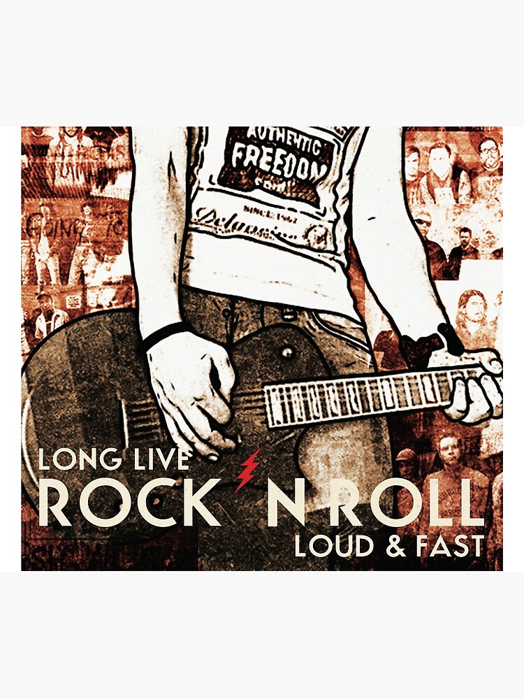 "Long live rock 'n roll" Shower Curtain for Sale by PetitPozzi Redbubble