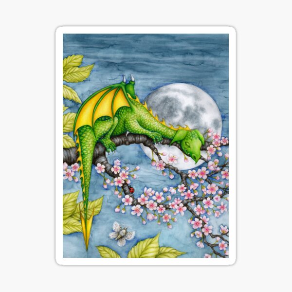 Sleeping Dragon Sticker