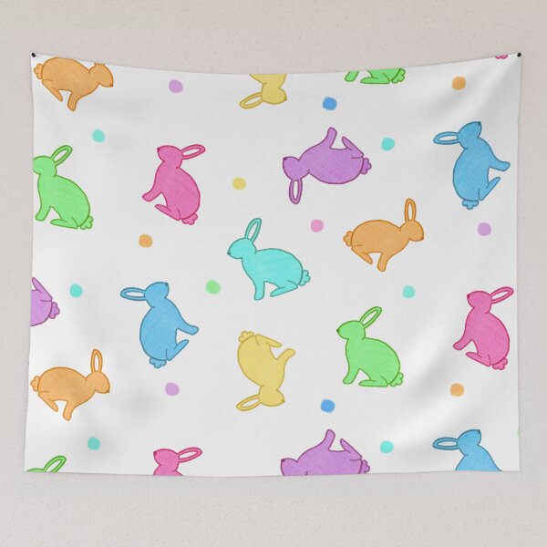 Item preview, Easter rainbow bunny designed and sold by GyngerGarza.
