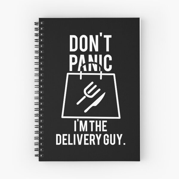 Item preview, Don't Panic, I'm the Delivery Guy designed and sold by MemeBullies.