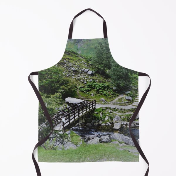 Item preview, Wooden Bridge over River in Wales designed and sold by PowderLanePress.