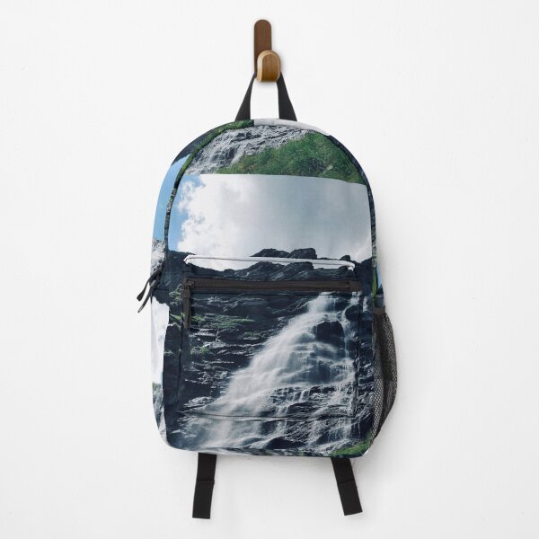 Item preview, waterfall in the mountains - blue designed and sold by WalderDesign.