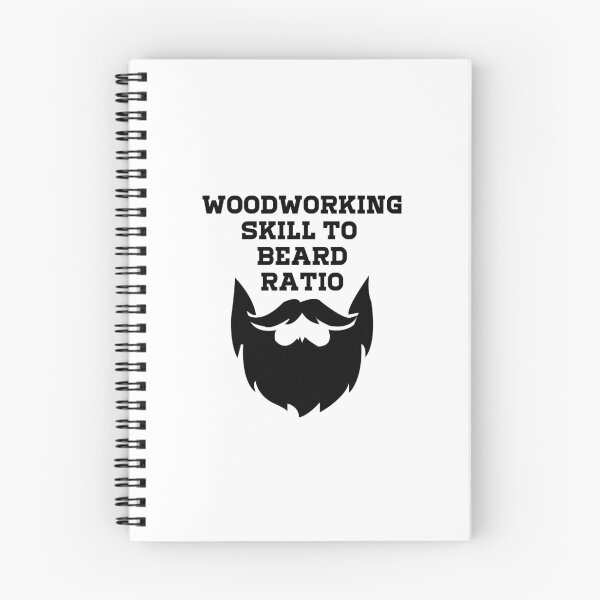Item preview, bearded carpenter, WOODWORKING SKILL TO BEARD RATIO. designed and sold by gpsapparel.
