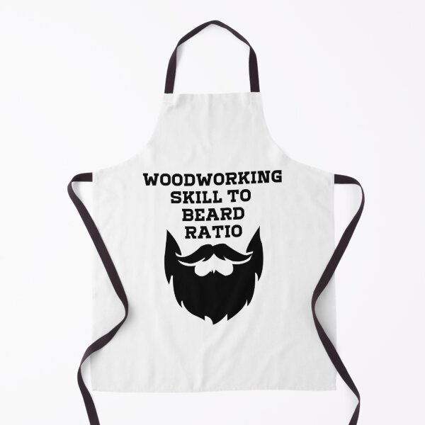 Item preview, bearded carpenter, WOODWORKING SKILL TO BEARD RATIO. designed and sold by gpsapparel.