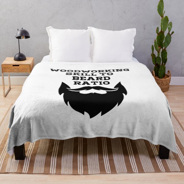 Item preview, bearded carpenter, WOODWORKING SKILL TO BEARD RATIO. designed and sold by gpsapparel.