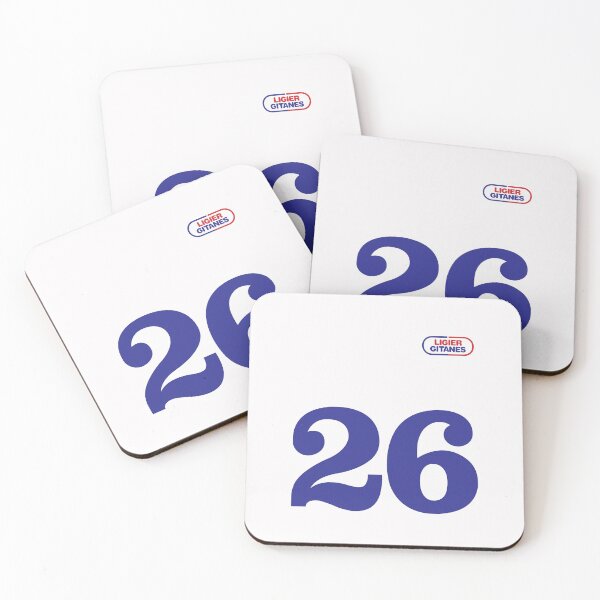 Item preview, Ligier Gitanes Jacques Laffite sacred 26 number ! - colour print designed and sold by retropetrol.