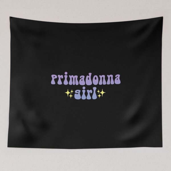 Item preview, primadonna girl sparkly gradient Meme Text designed and sold by everything4eva.