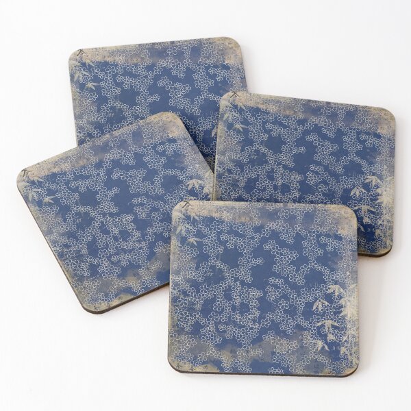 Item preview, Vintage Ocean Blue Japanese Art Distressed designed and sold by Doa-ibu.