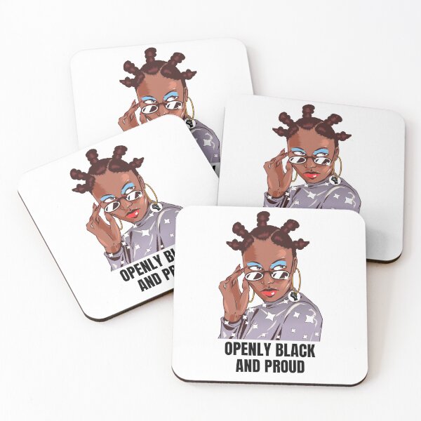 Item preview, Openly Black And Proud designed and sold by curledup-cat.