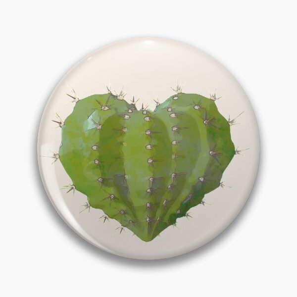 Item preview, heart cactus, plant lovers, succulent plants designed and sold by Collagedream.