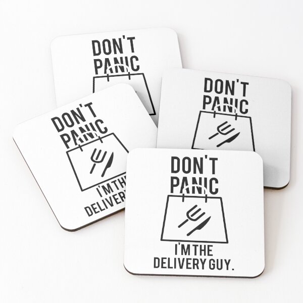 Item preview, Don't Panic, I'm the Delivery Guy - Black Text designed and sold by MemeBullies.