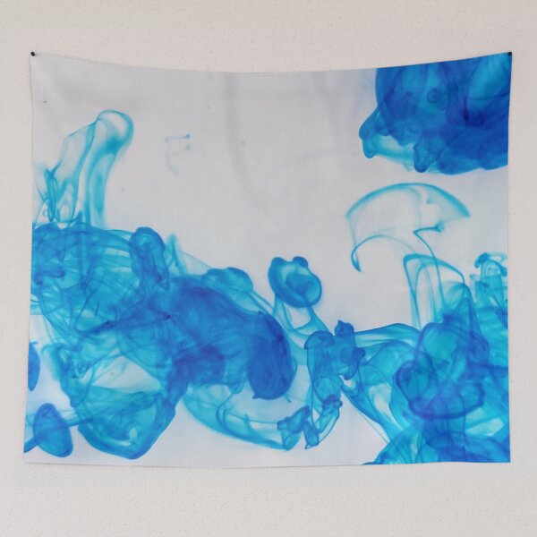 Item preview, blue paint smoke puff design designed and sold by The Red Shop.