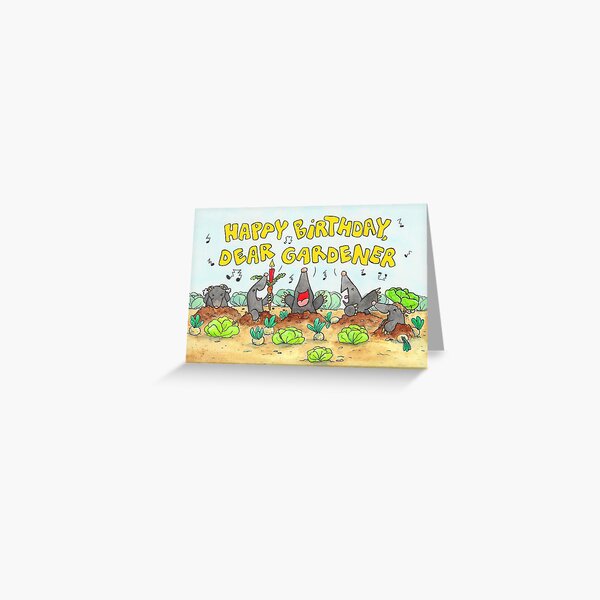 Item preview, Happy Birthday, Dear Gardener designed and sold by nicolejanes.