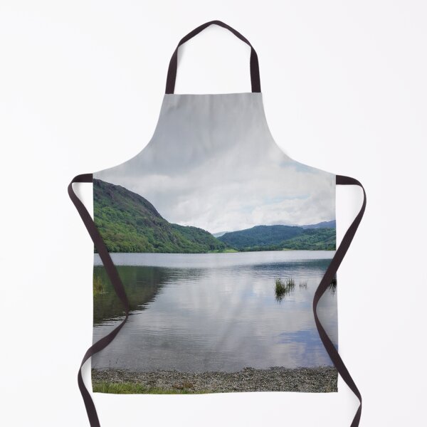 Item preview, View over Llyn Dinas lake, North Wales designed and sold by PowderLanePress.