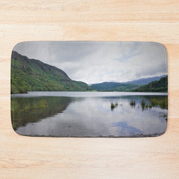Item preview, View over Llyn Dinas lake, North Wales designed and sold by PowderLanePress.