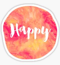 Happy Sticker