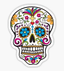 skull white Sticker