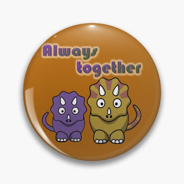 Item preview, Always together, a couple of dinos designed and sold by helenkaiy.