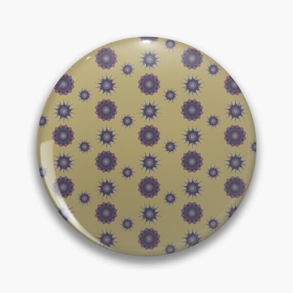 Item preview, Kaleidoscope Flowers and Stars Patterns Sticker Pack purple designed and sold by emm-j.