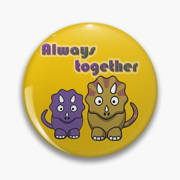 Item preview, Always together, a couple of dinos designed and sold by helenkaiy.