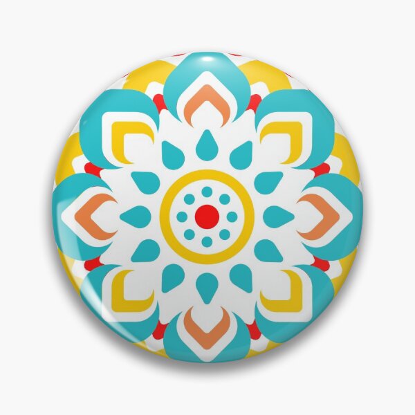 Item preview, Mandala Rangoli Colorful Design designed and sold by GodAsha.