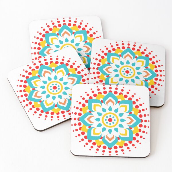 Item preview, Mandala Rangoli Colorful Design designed and sold by GodAsha.
