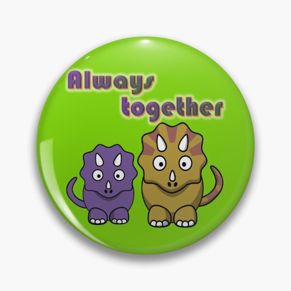 Item preview, Always together, a couple of dinos designed and sold by helenkaiy.
