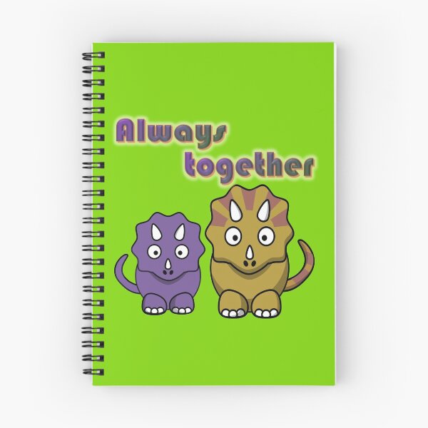 Item preview, Always together, a couple of dinos designed and sold by helenkaiy.