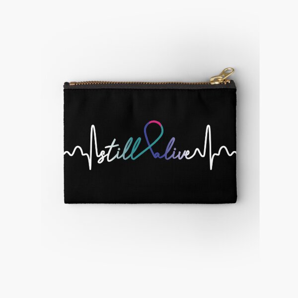 Item preview, Still Alive- Thyroid Cancer Awareness Gifts for Women Thyroid Cancer Support Ribbon designed and sold by Awarenessshop.