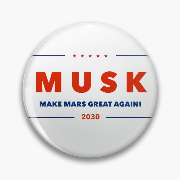 Item preview, Elon Musk for President of Mars! designed and sold by FunGuru.