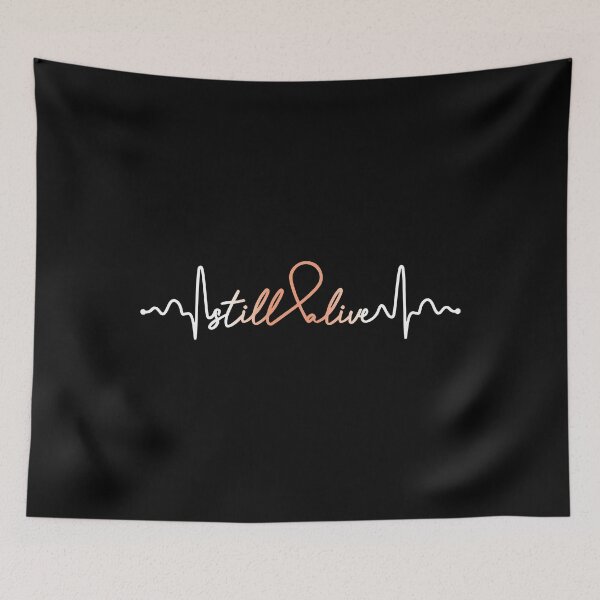 Item preview, Still Alive- Uterine Cancer Awareness Gifts for Women Uterine Cancer Support Ribbon designed and sold by Awarenessshop.
