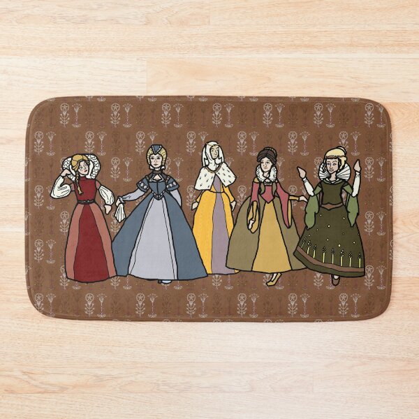Item preview, Five Tudor Ladies designed and sold by LochNestFarm.
