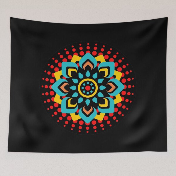 Item preview, Mandala Rangoli Diwali Design designed and sold by GodAsha.