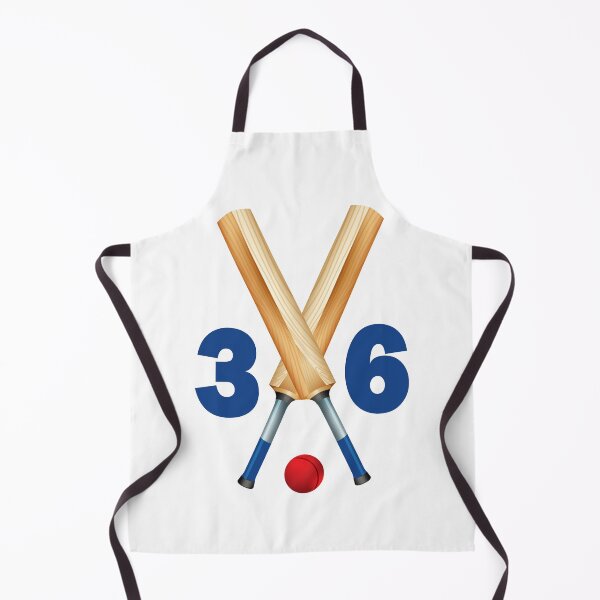 Item preview, Cricket number 36 - thirty six with bats and ball designed and sold by AllShirts21.