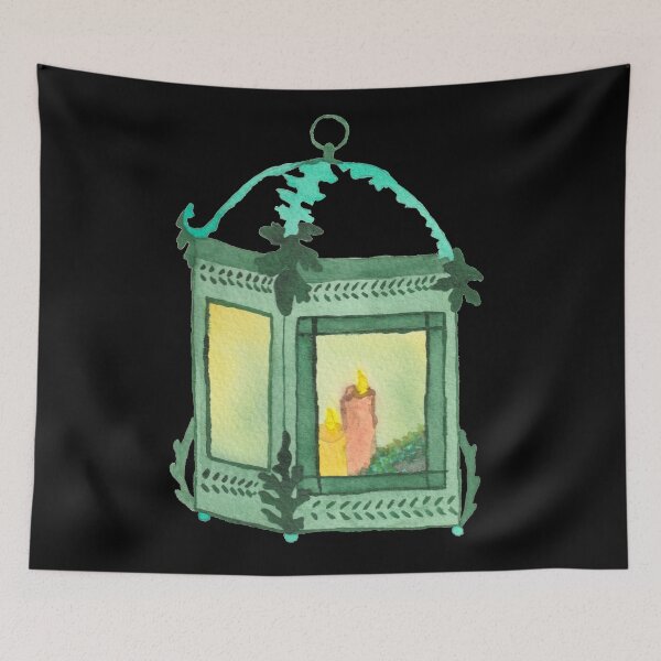 Item preview, Copy of Watercolor Lantern, black designed and sold by Sonderblume.