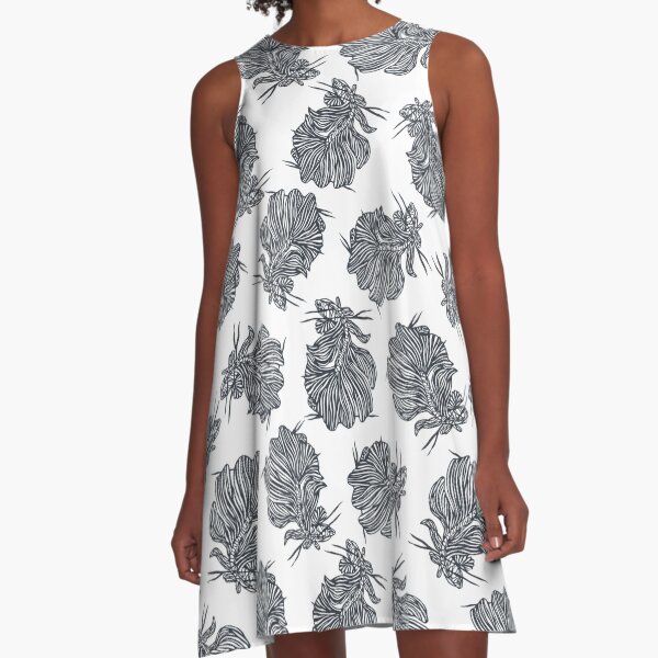 Beta Fish A-Line Dress