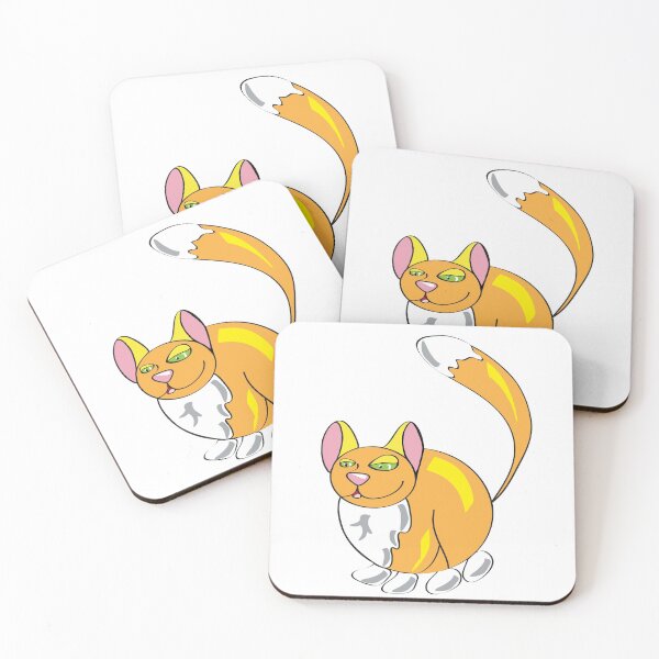 Item preview, Ginger Cat Funny Character Primitive Style Cartoon designed and sold by Verpax.
