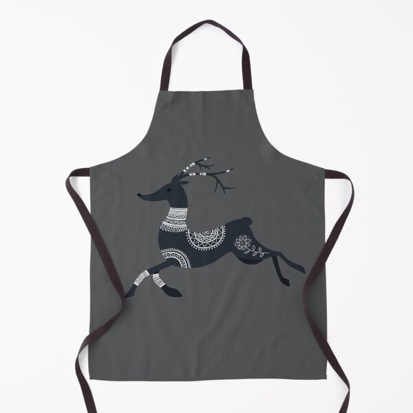 Item preview, Dark Scandinavian Folk Art Stag designed and sold by space-kitten.