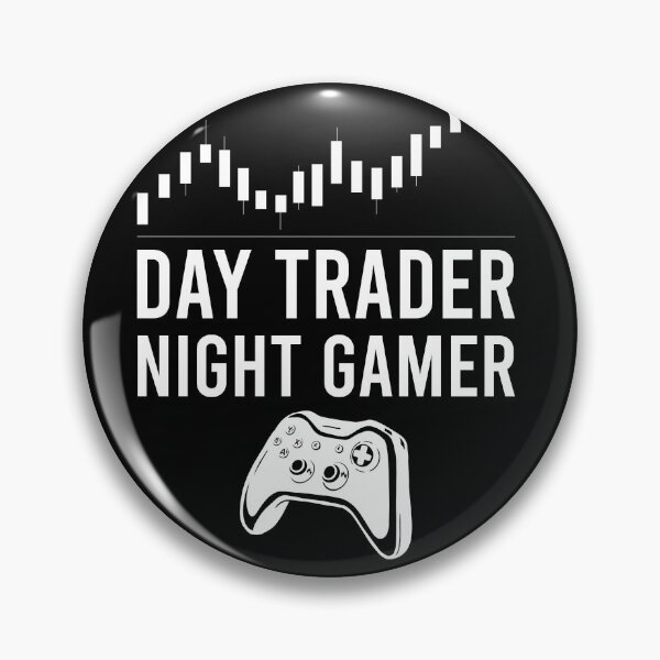 Artikelvorschau, Daytrader Nachtspieler entworfen und verkauft von Piztees.
