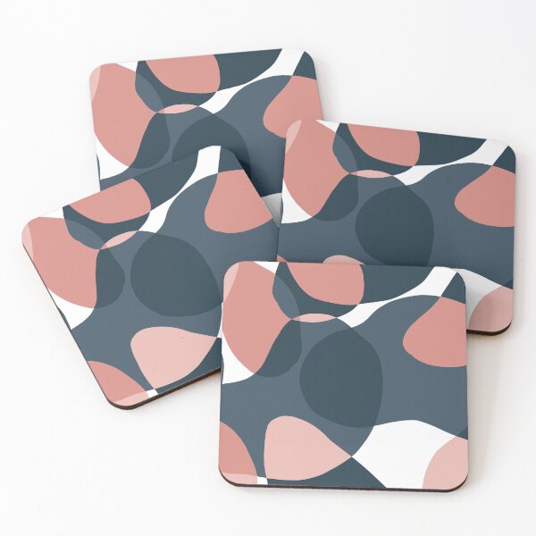 Item preview, pink and grey spotted paint pattern designed and sold by The Red Shop.