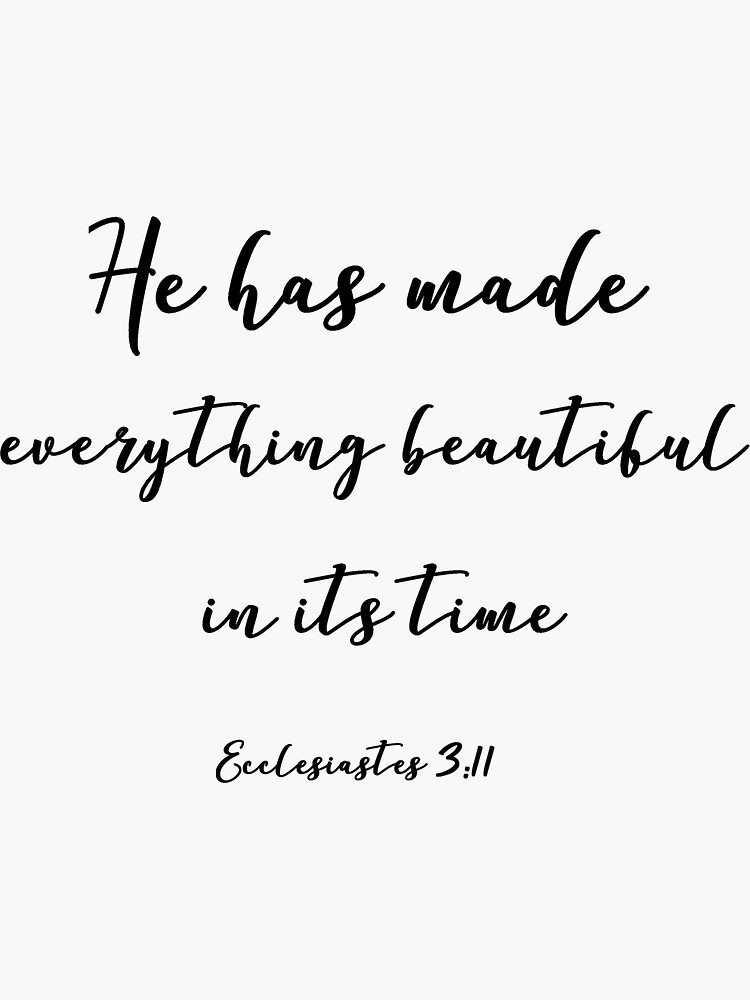 He Makes Everything Beautiful in His Time {Night Light} He Makes Everything Beautiful in His Time {Night Light}