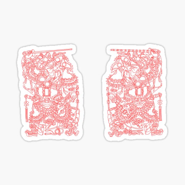 Item preview, MenShen, the devine door guardians to bring your good fortune and to protect against evil influences designed and sold by ChenRuYuan.