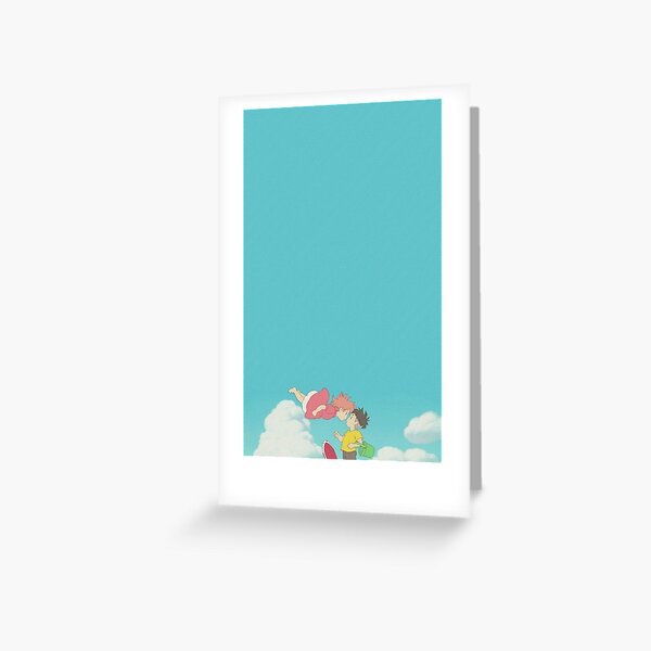 ponyo poster Greeting Card
