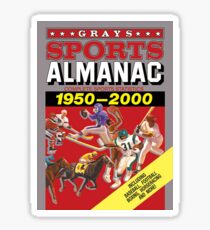 Grays Sports Almanac Complete Sports Statistics 1950-2000 Sticker